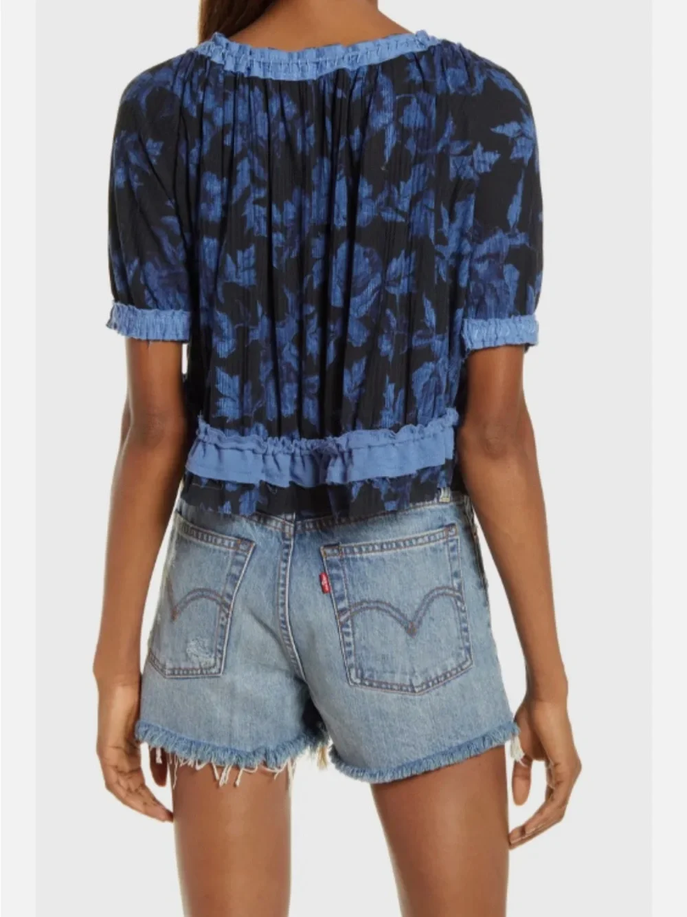 Free People Perfect Day Gathered Top
